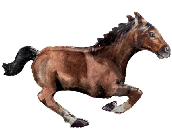 XXL Folienballon Figur - Pferd im Galopp - 101cm